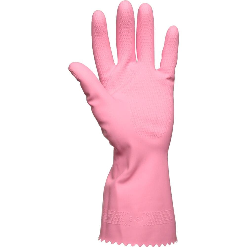 Uppþvottahanskar Latex M, 12 pör