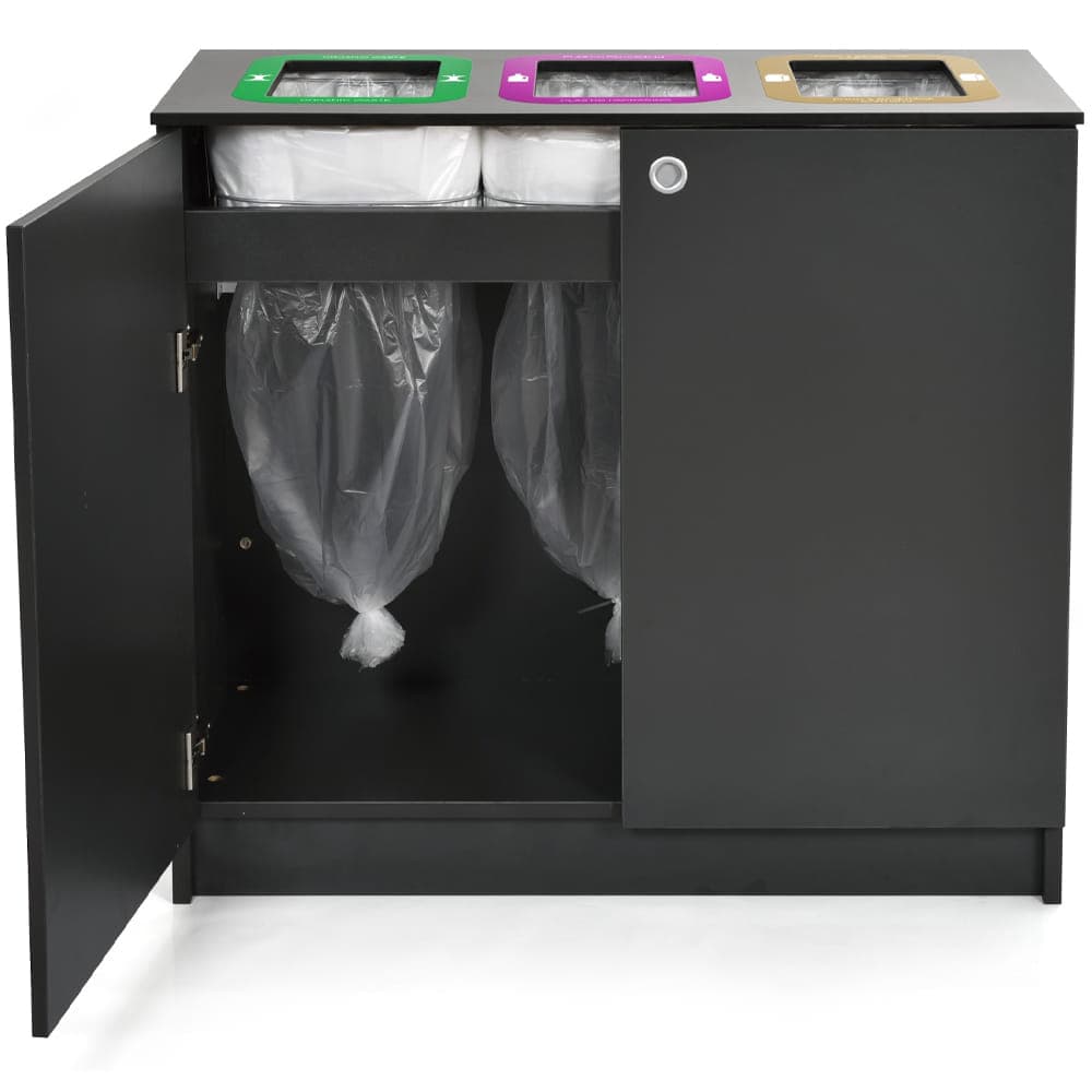 Longopac Bin Multi 3 grár Flatpack