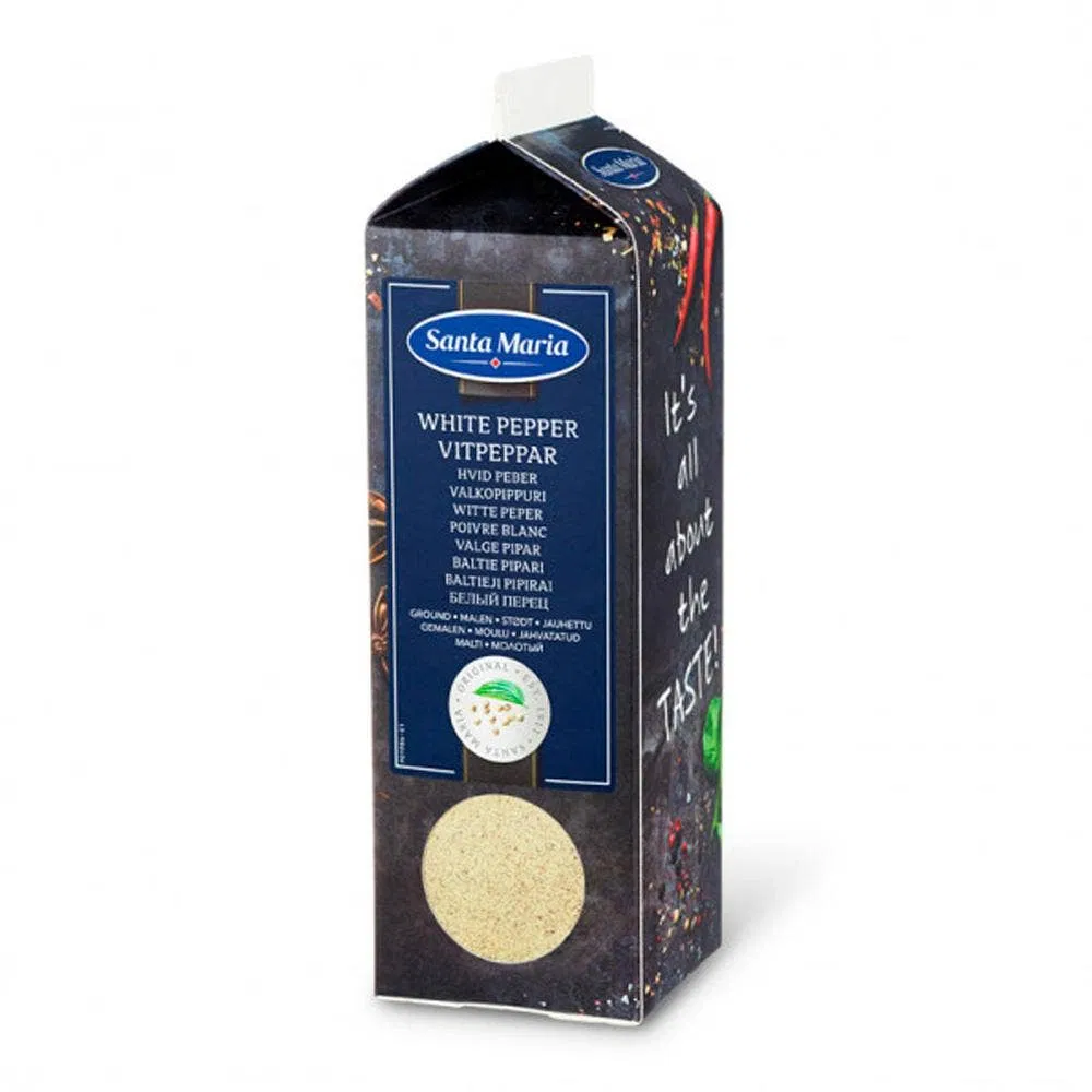 Hvítur pipar, malaður, 500g