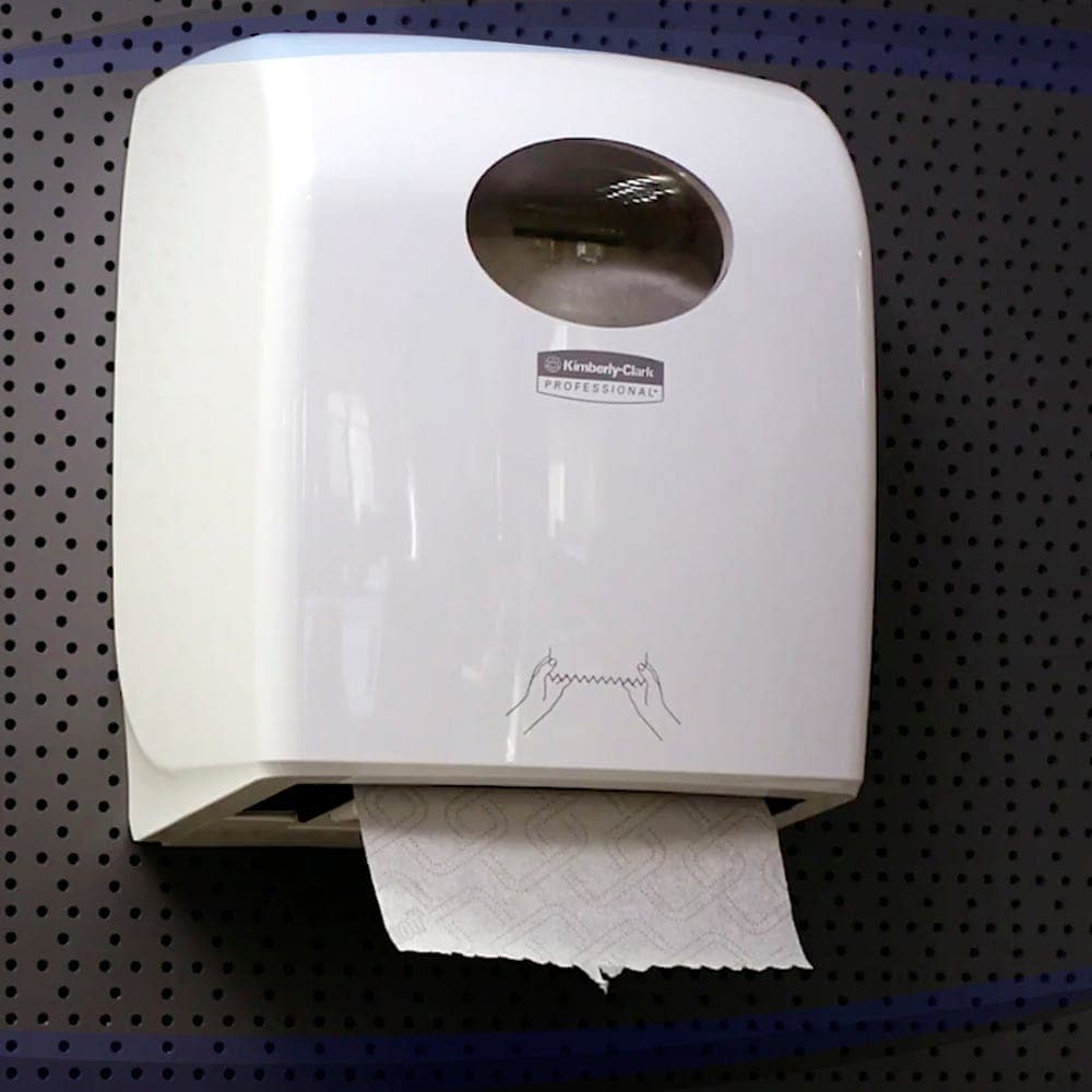 Skammtari fyrir handþurrkurúllur Touch free 354m hvítur