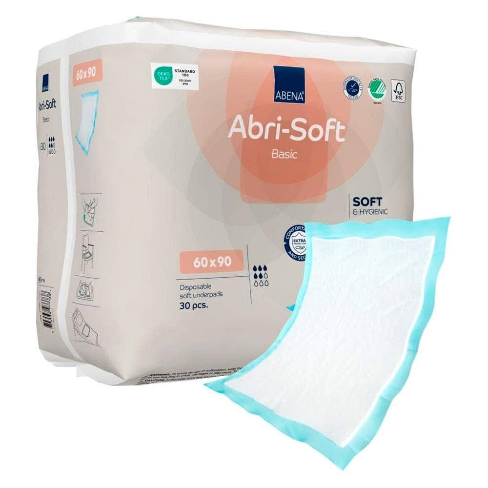 Abri-Soft Basic undirlegg 60x90cm, 4x 30stk