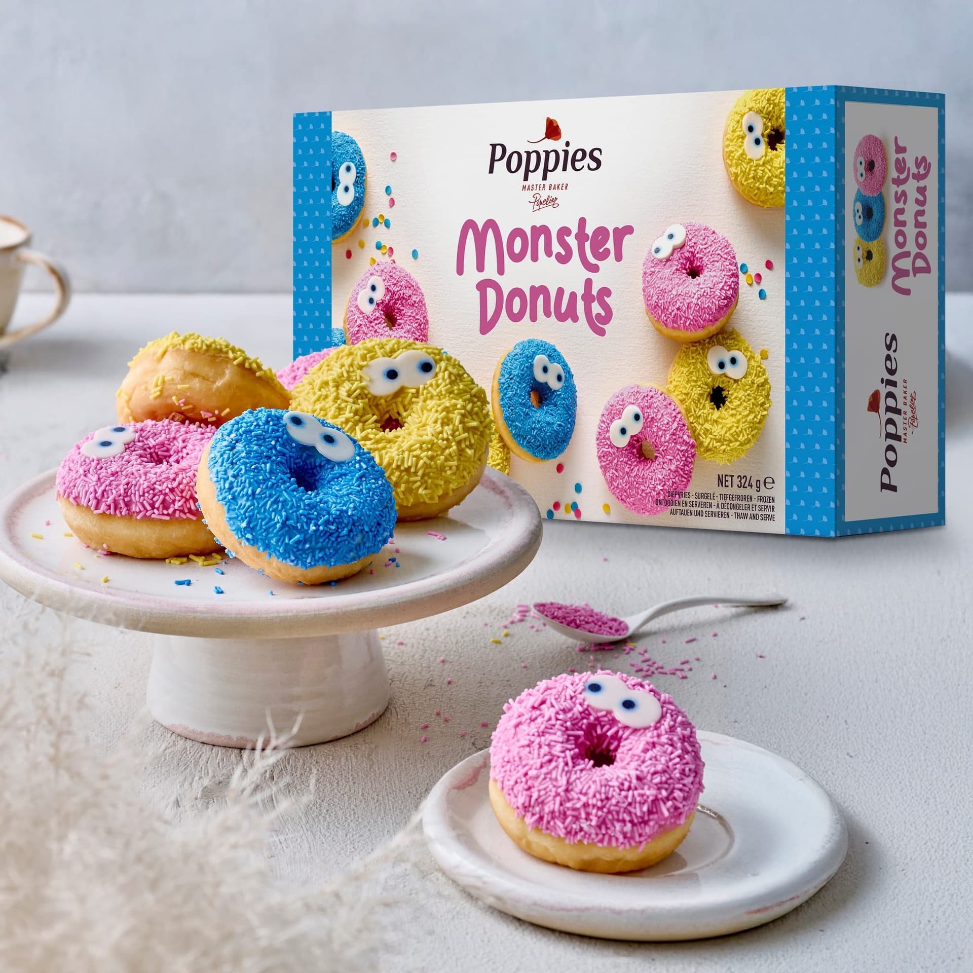 Mini Monster Donuts, 9x 9stk
