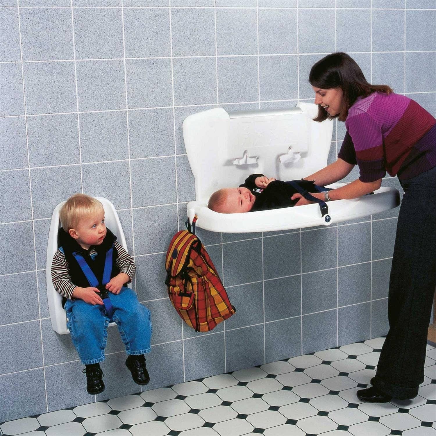 Skiptiborð Babyminder lárétt hvítt
