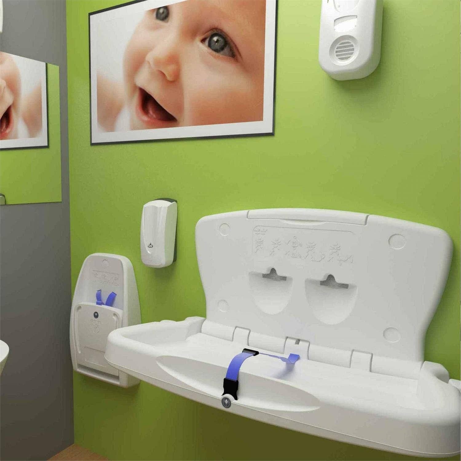 Skiptiborð Babyminder lárétt hvítt