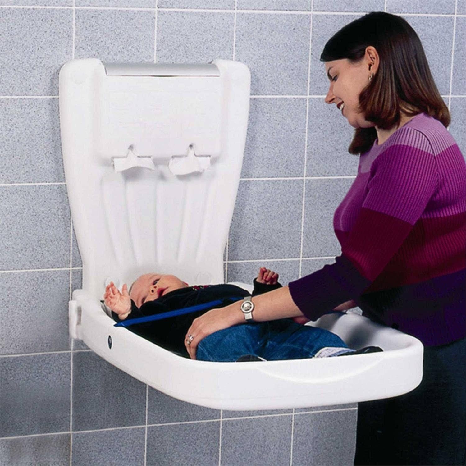 Skiptiborð Babyminder lóðrétt hvítt