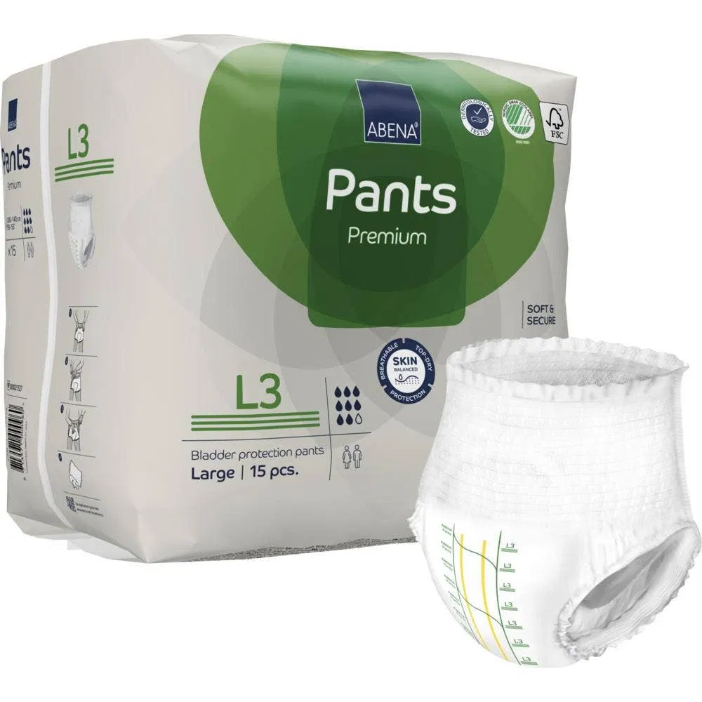 Abena Pants L3 buxnableiur, 6x 15stk