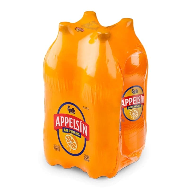 Appelsín án Sykurs, 4x 2L