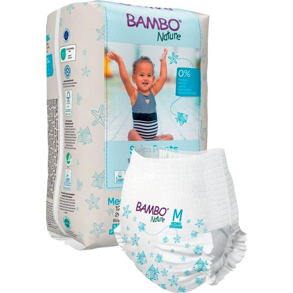 Sundbleiur Bambo Nature M (12kg+), 10x 12stk