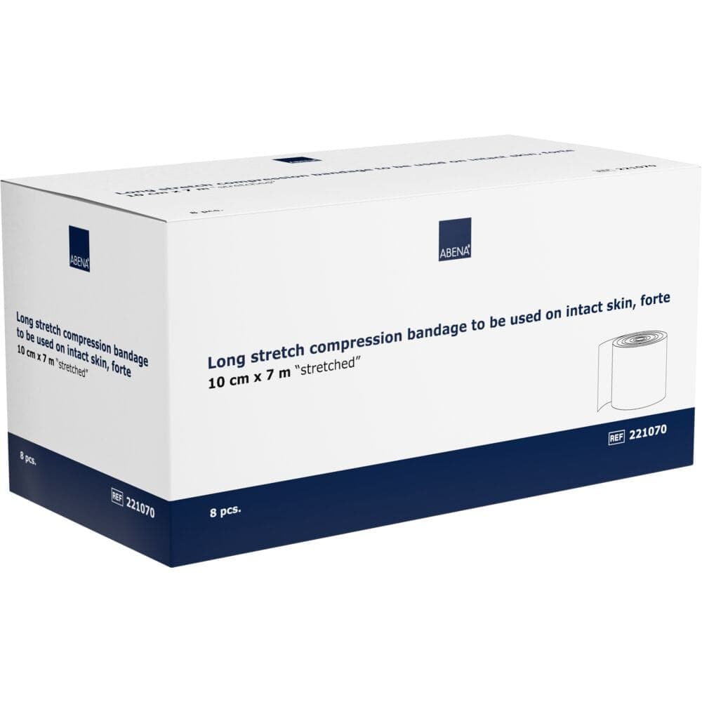 Long Stretch Bandage 7mx10cm, 8stk