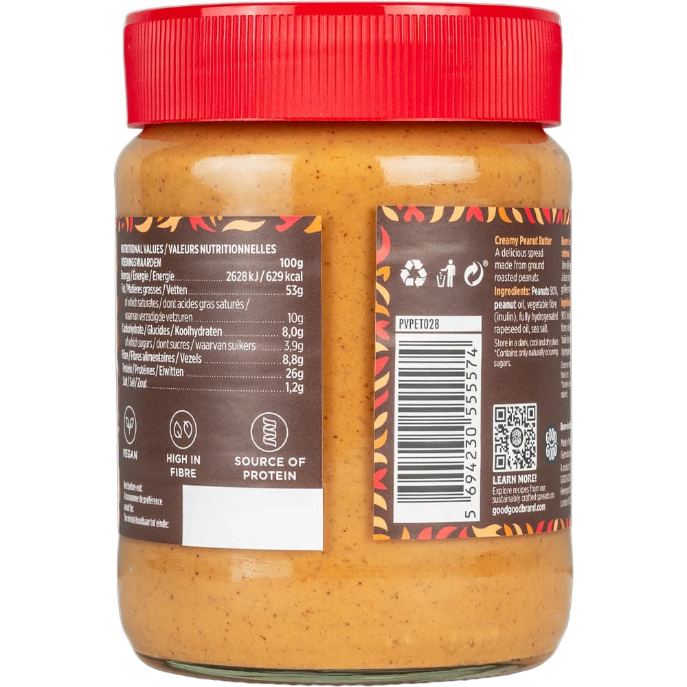 Hnetusmjör Fínt, 6x 350g